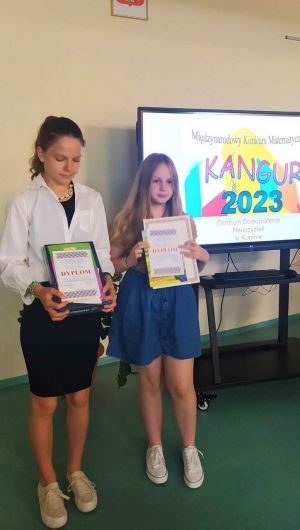Sukces w Midzynarodowym Konkursie Matematycznym Kangur